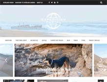 Tablet Screenshot of expeditionportal.com